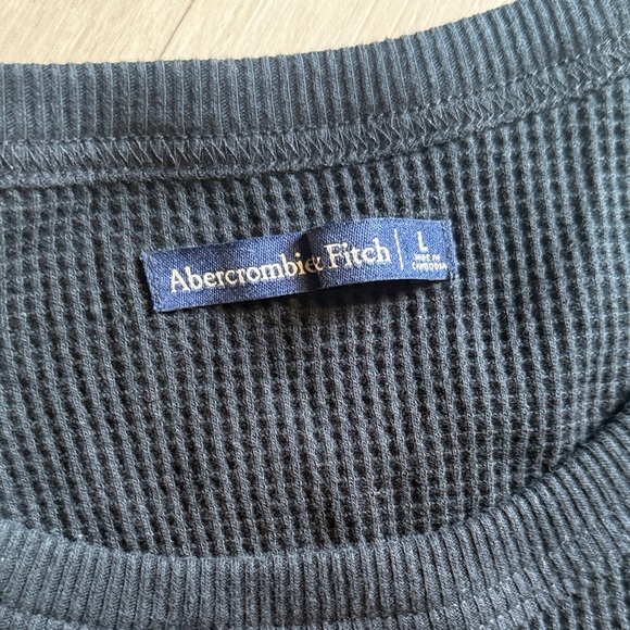 Abercrombie & Fitch Black Long Sleeve Top - Picture 2 of 3